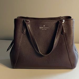 Kate Spade crossbody is a deep purple